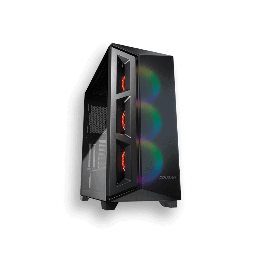 16249 COUGAR DARK BLADER X5 NEGRA + 3 FANS RGB - Imagen 1