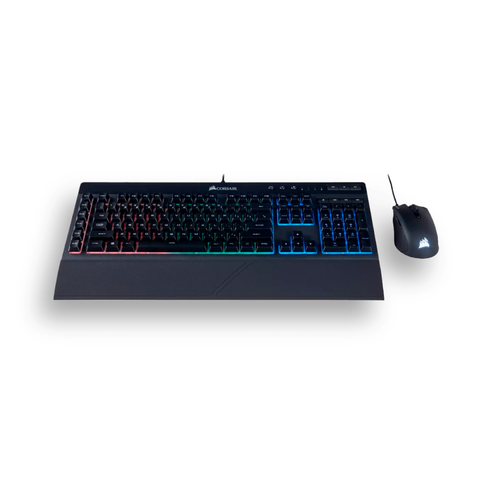21033 TECLADO+MOUSE CORSAIR K55 HARPOON RGB - Imagen 1