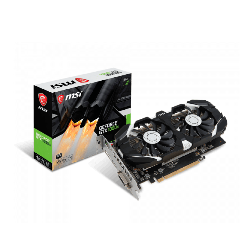 3025 GTX 1050TI MSI DUAL FAN 4GB - Imagen 1