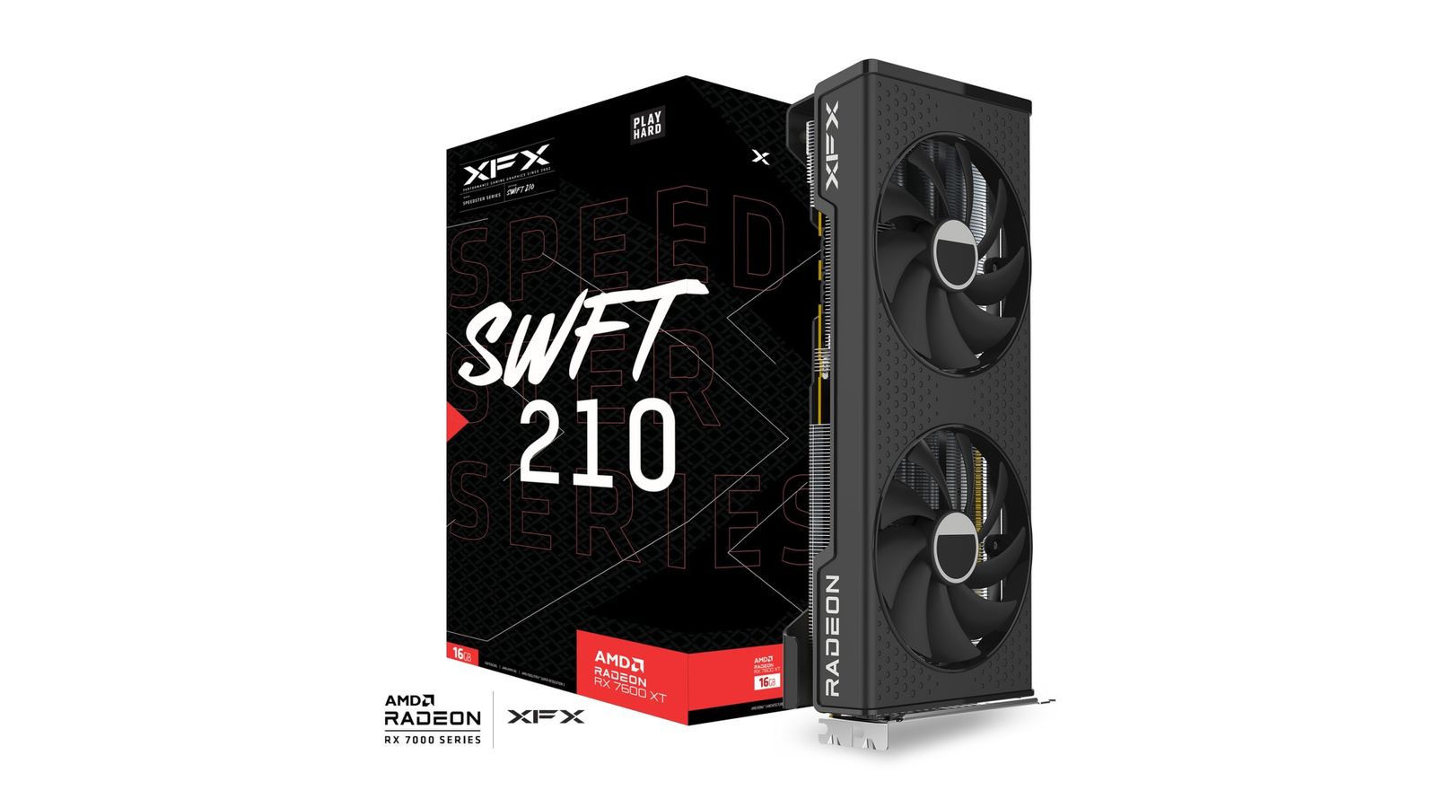 65afedd2a9ae56c3a663685f_boxcard-p-1600 XFX RX 7600XT DE 16GB SPEEDSTER SWFT 210 OC - Imagen 1