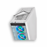 CORSAIR ICUE 465X CRYSTAL BLANCA + 3FANS - Imagen 4