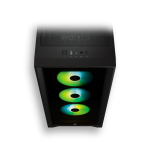CORSAIR ICUE 4000X NEGRA + 3 FANS RGB - Imagen 4