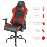 TRUST GXT 707R RESTO RED - Imagen 4