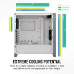CORSAIR 4000D BLANCA + 2 FANS SENCILLOS - Imagen 6