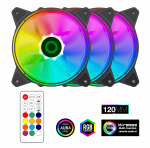 KIT VENTILADORES GAMEMAX RL 300 ARGB - Imagen 2