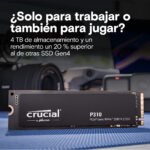 Crucial P310 1TB PCIe Gen4 - Imagen 3