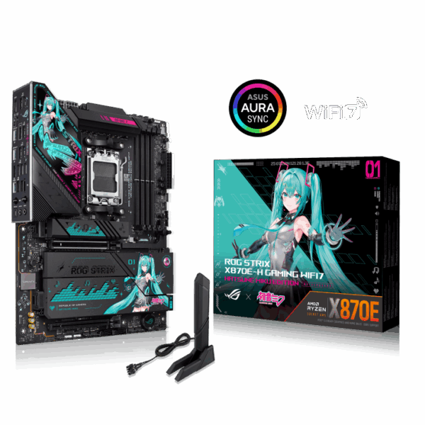 ASUS ROG STRIX X870E-H GAMING WIFI7 HATSUNE MIKU EDITION