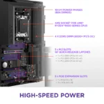 NZXT N7 B850 BLACK - Imagen 3