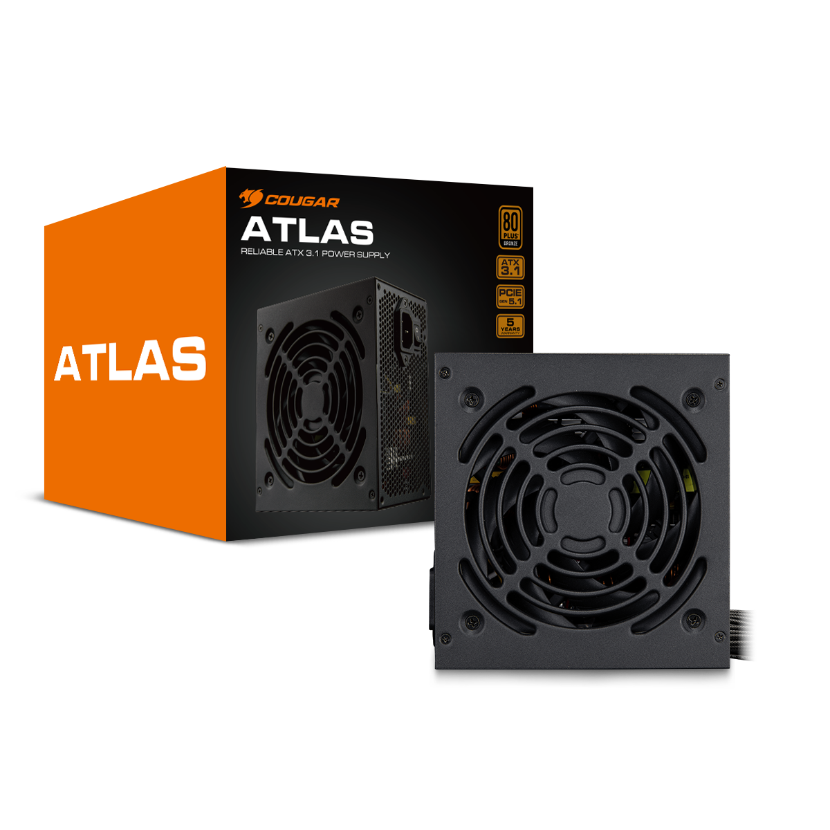 Cougar COUGAR ATLAS 650W 80 PLUS BRONCE ATX 3.1