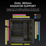 CORSAIR FRAME 4000D LCD RS BLACK - Imagen 6
